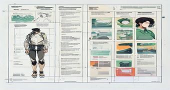 yy漫画正版授权科普配图，版权合同文件与漫画册并排展示的专业场景