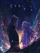 yy漫画热门作品星辰契约封面，奇幻风格两位主角在星空下对视的精美漫画封面